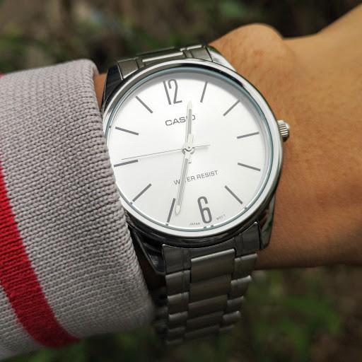 Đồng hồ nam dây kim loại chính hãng Casio Anh Khuê MTP-V005