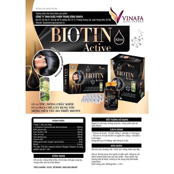 Kẽm Biotin