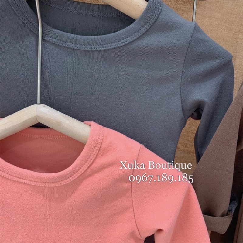 Bộ Quần Áo Dài Tay Giữ Nhiệt Bé Trai Bé Gái - Xuka Boutique - Bộ Quần Mặc Nhà Thu Đông Cho Bé Hàng Quảng Châu Cao Cấp