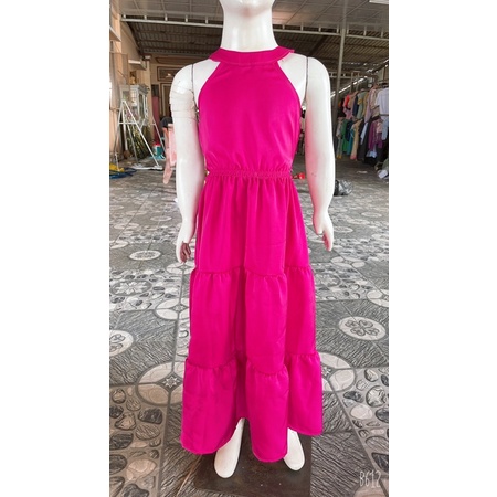 Đầm maxi bé gái