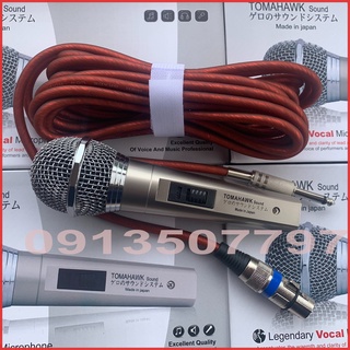 Ảnh chụp Micro karaoke có dây TOMAHAWK thương hiệu Nhật Bản, mic hát nhẹ tiếng, trong dùng cho dàn karaoke tại Hà Nội