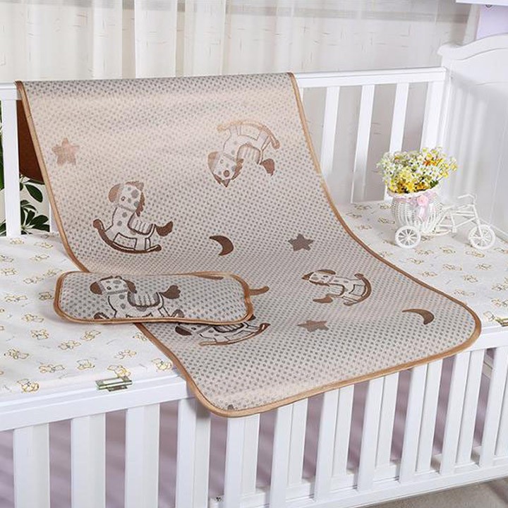 Bộ chiếu và gối điều hòa cho bé - KT: 60 x 120cm.hàng cao cấp