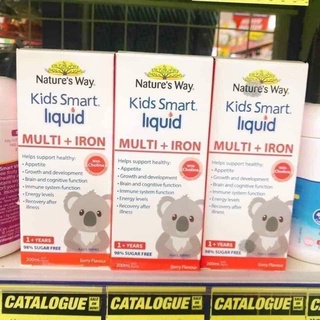 SẮT NƯỚC NATURE’S WAY KIDS SMART LIQUID MULTI + IRON