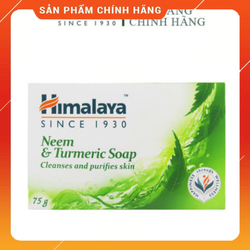 Xà phòng mụn lưng Himalaya neem và nghệ tây 75g