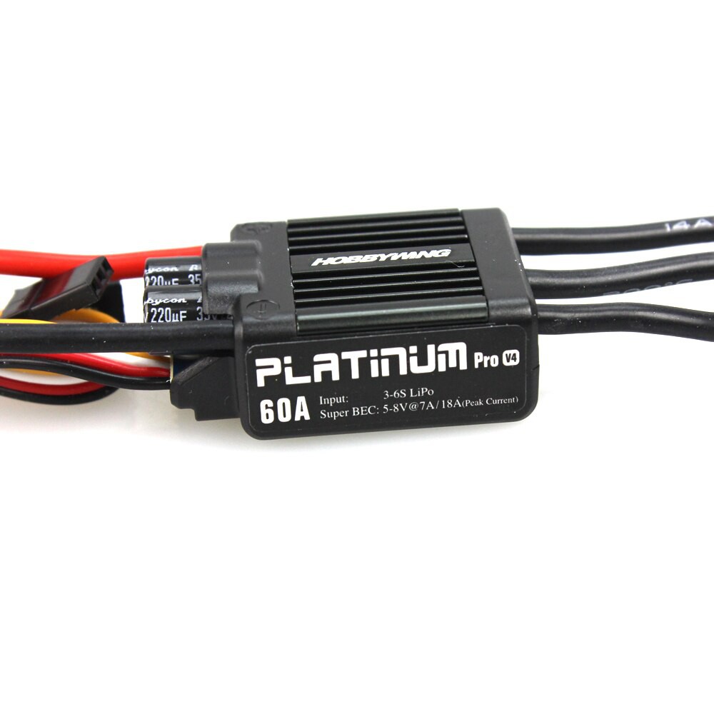 Điều tốc HobbyWing Platinum 60A V4 Trực thăng ESC (Chính Hãng)