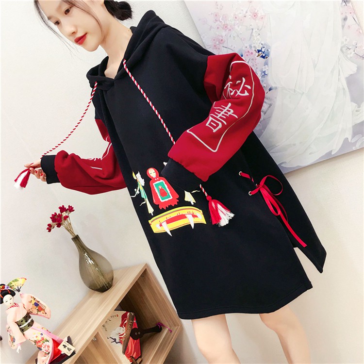 [Order] YAS0322-Áo váy harajuku có mũ trùm đầu | BigBuy360 - bigbuy360.vn