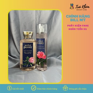 Perfect Peony Body Mist xịt thơm Bath and Body Works Chính Hãng 236ml