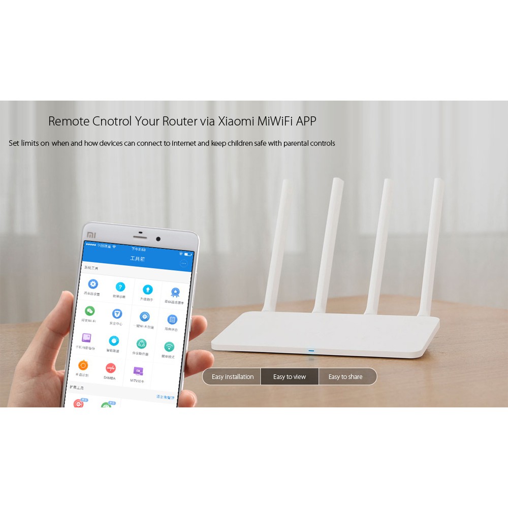 Bộ thu phát wifi Xiaomi router gen 3 ( bản nội địa)