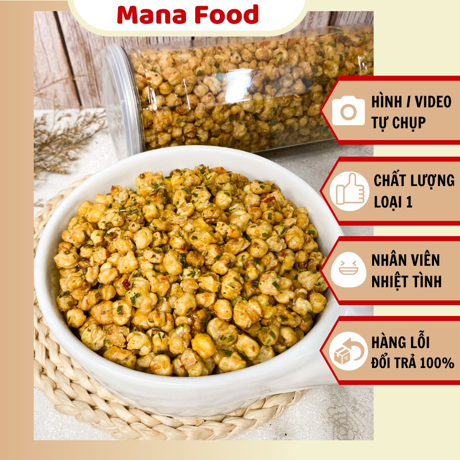 400G Bắp Sấy Mắm Hành Mana Food | giòn, ngon cao cấp