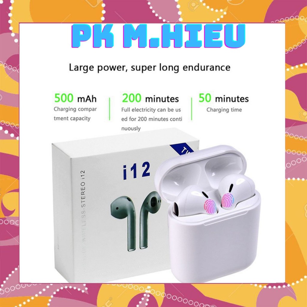 Tai Nghe Bluetooth Không Dây Inpods i12 TWS