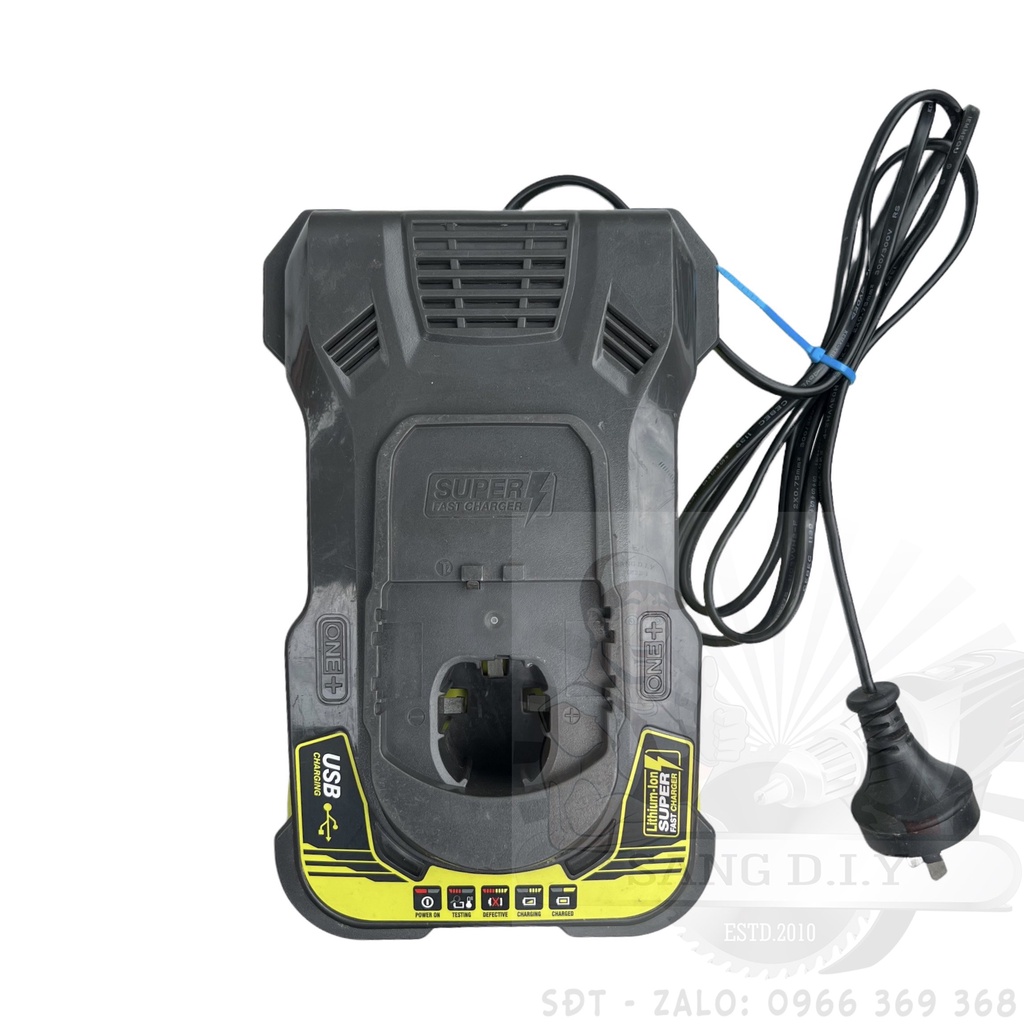 Sạc Ryobi 220-240V Siêu Tốc 140W Hàng Nội Địa Úc, Có Cổng Sạc USB