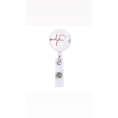 Móc, Kẹp Đeo Thẻ Bảng Tên YoYo Dây Rút Co Giãn loại Cao Cấp kèm Túi Đựng - Mẫu mã đa dạng