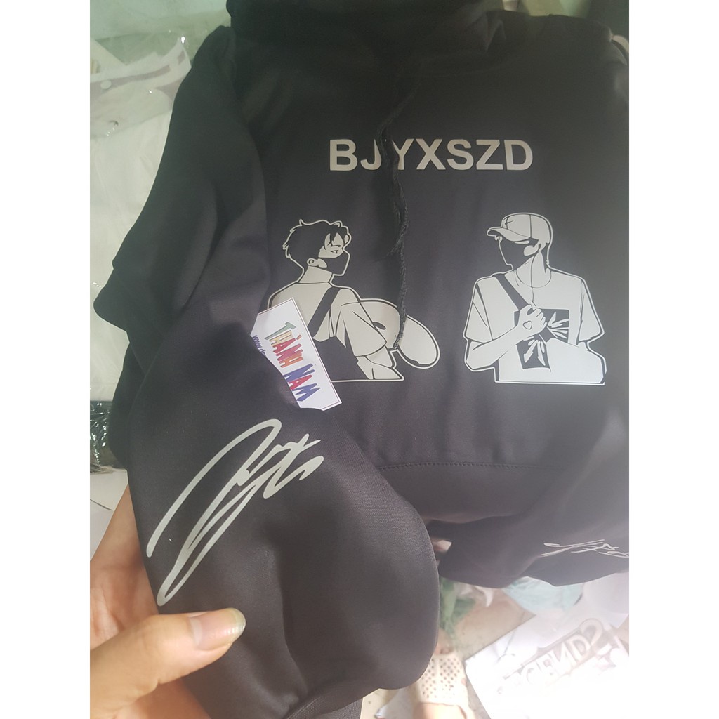 Áo hoodie BJYXSZD, áo Vương Nhất Bác, Tiêu Chiến