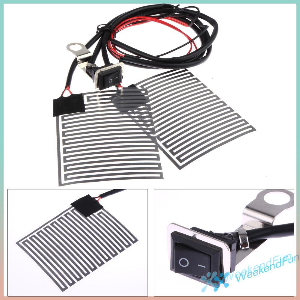 Tấm sưởi ấm dán tay lái xe máy 12V chất lượng cao