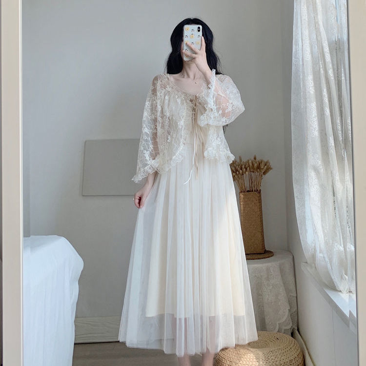 Đầm Trễ Vai Phối Ren Thời Trang Dành Cho Nữ