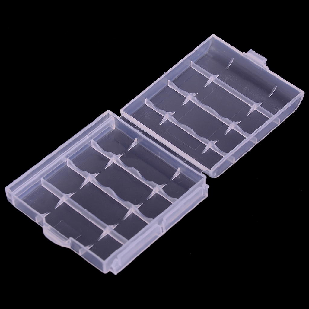 Set 10 Hộp Nhựa Đựng Pin AA AAA Có Thể Sạc Lại Tiện Dụng ♨Trên đó