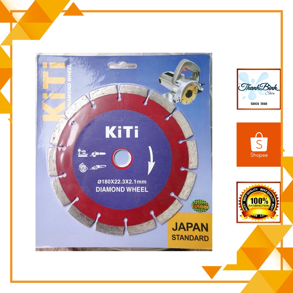 LƯỠI CẮT GẠCH ĐA NĂNG/ BÊ TÔNG/ CẮT TƯỜNG KIKI JAPAN- 150MM/ 230MM