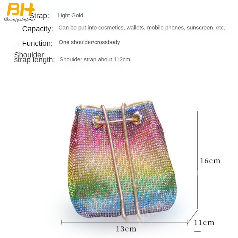 Túi Đeo Chéo Đính Đá Thời Trang Nữ Tính