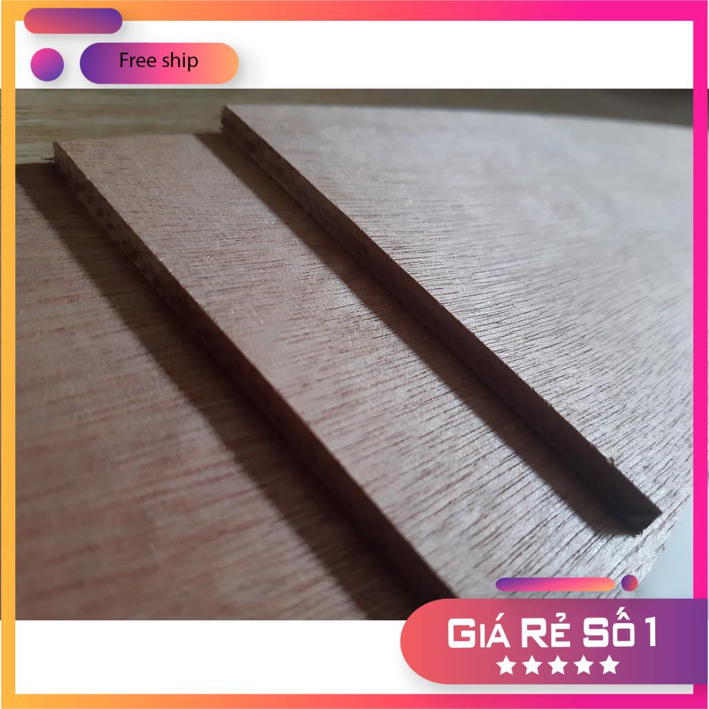Tấm gỗ, ván ép Thanh gỗ dày 5mm 10x60cm, 12x60cm, 15x60cm, 20x60cm đẹp 2 mặt, chắc chắn, làm DIY, trang trí, nội thất