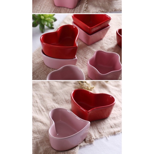 Bát sứ ADKN hình tim,sao,vuông