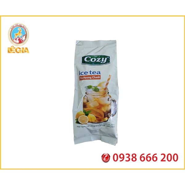 Trà COZY Chanh Hòa Tan Gói 400G (LEMON ICE TEA)