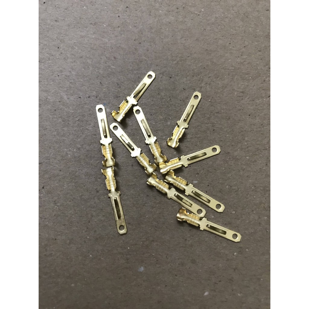 Đầu cos xe máy-ghim lá 2.8 đầu đực -1 bịch 100 cái