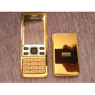 Vỏ phím Nokia 6300 ZIN VÀNG