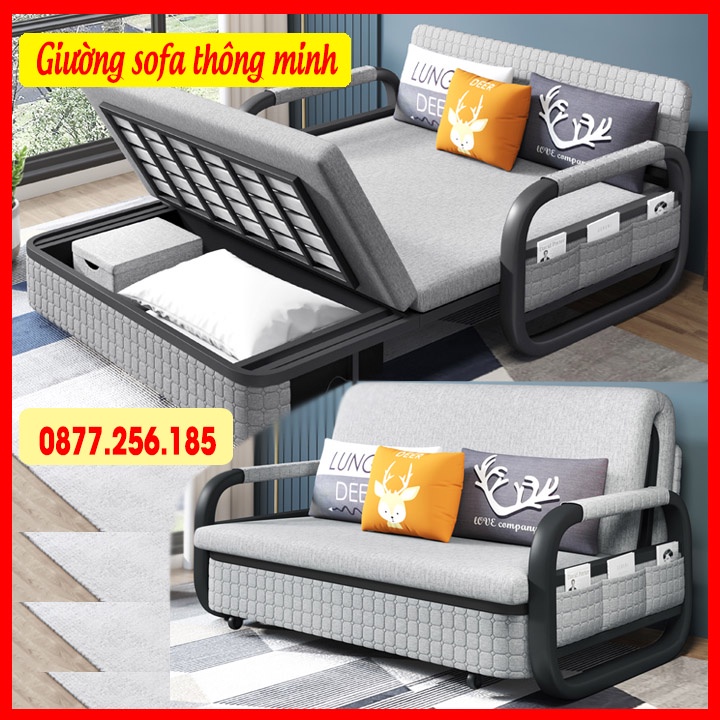 Ghế Sofa Giường Thông Minh, Ghế Sofa Đa Năng Kéo Thành Giường Tiện Lợi
