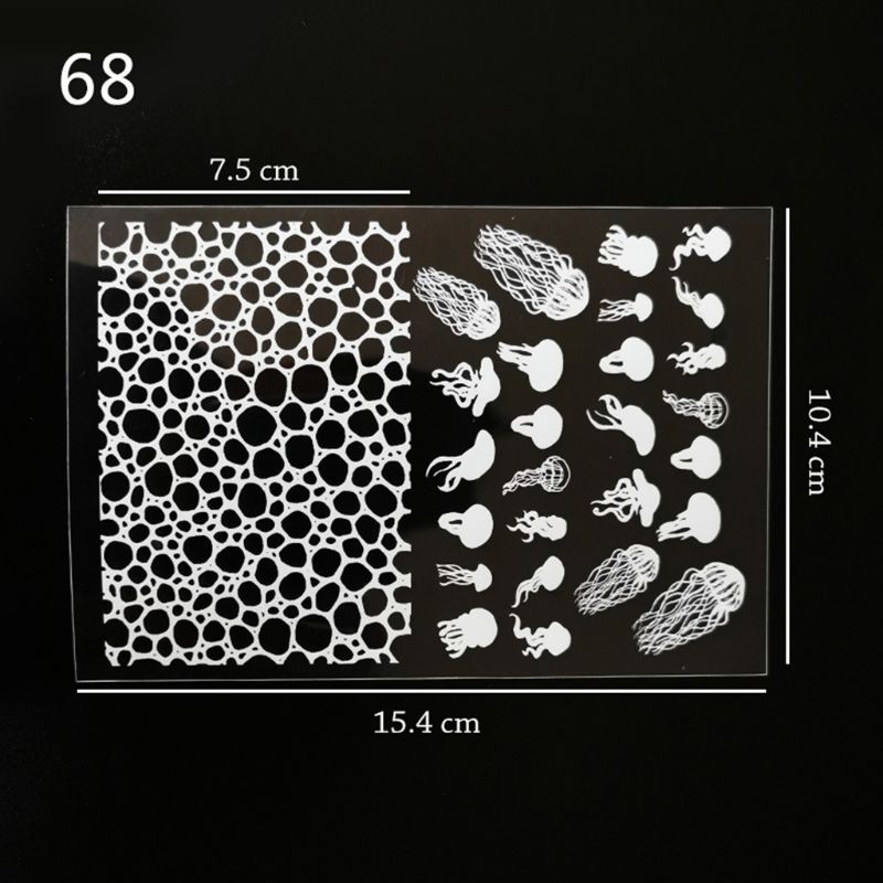 Khuôn họa tiết mẫu nước màu trắng bằng nhựa epoxy uv resin thiết kế trang trí cho trang sức thủ công DIY