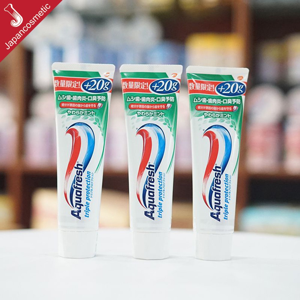 Kem đánh răng Aquafresh nội địa Nhật 160g