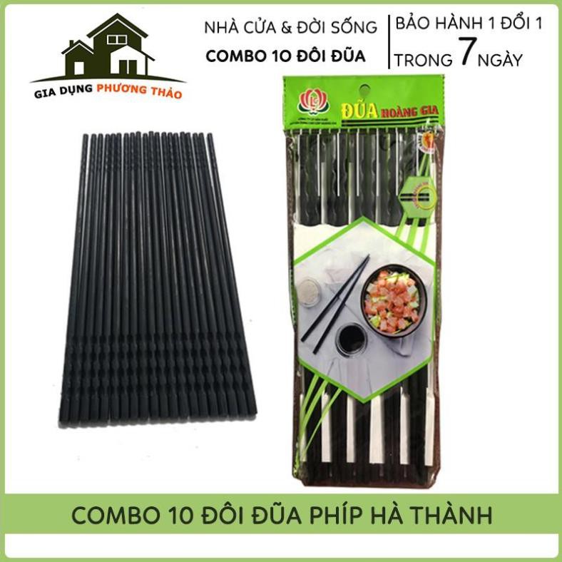 Set 10 Đôi Đũa Phíp Hà Thành, Chuyên Dùng Cho Nhà Hàng, Cửa Hàng Ăn, Gia Đình, Bán Giá Sỉ