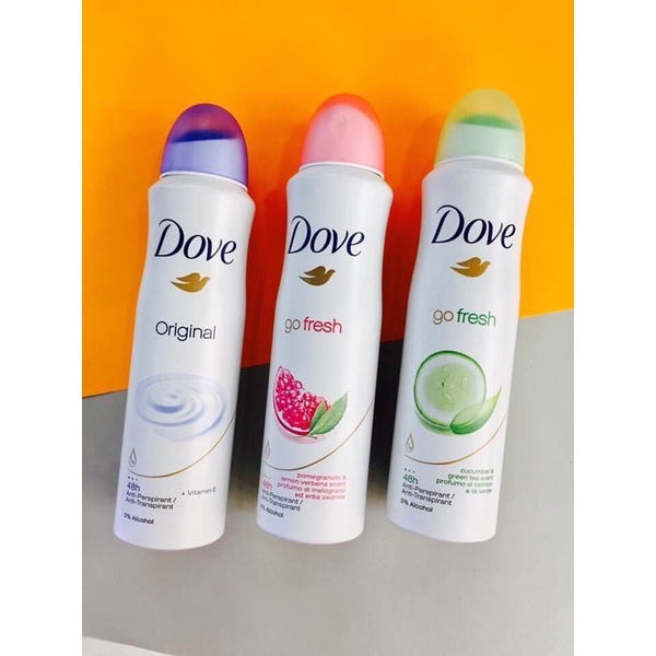 Xịt Khử Mùi Dove 150ml Hàng Chính Hãng