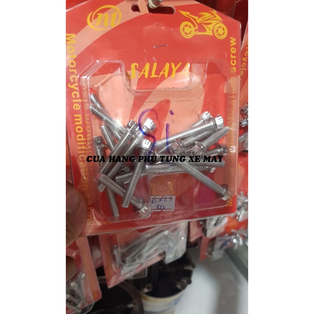 Bộ ốc lốc máy SIRIUS xăng cơ hàng SALAYA (17 con)