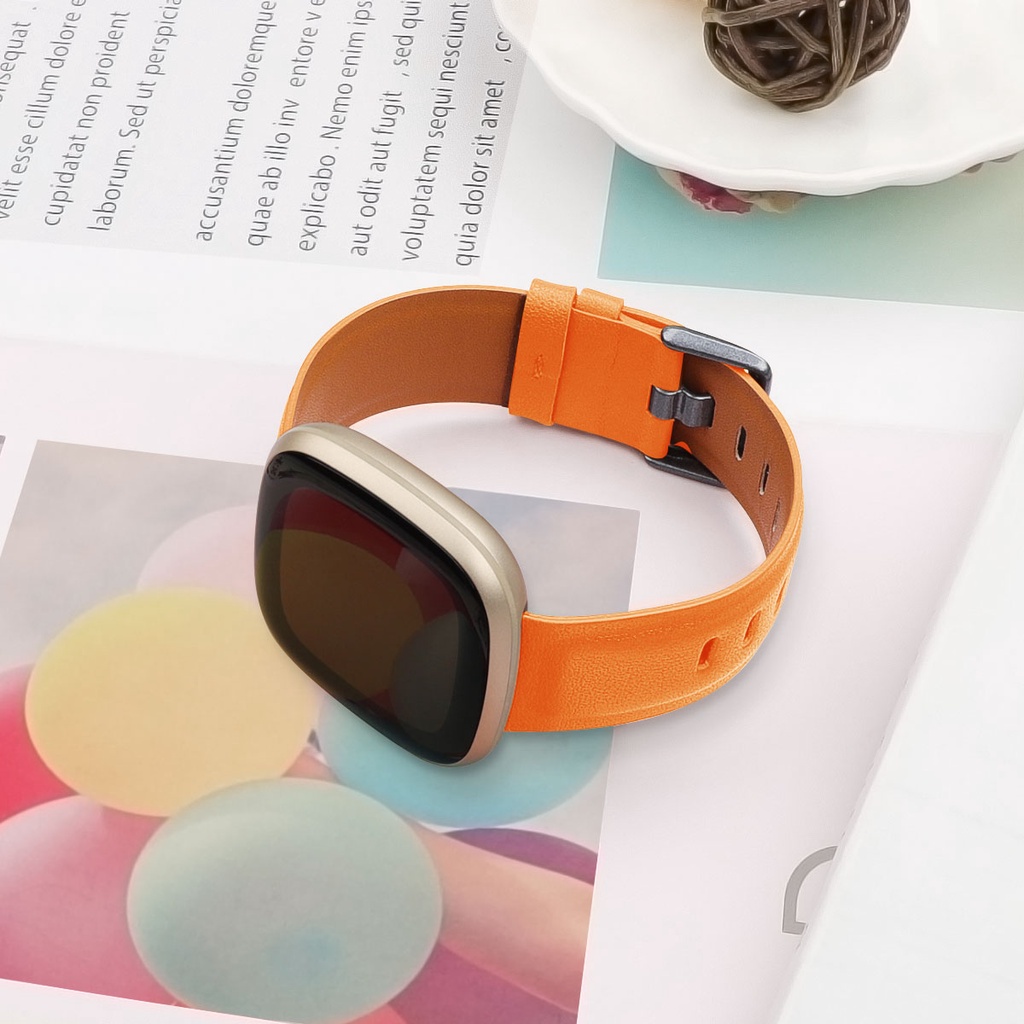 Dây Đeo Thay Thế Bằng Da Thật Cho Fitbit Versa 4 / 3 Band / Fitbit Sense 2 / 1 / Fitbit Versa 4 / 3 / Fitbit Sense