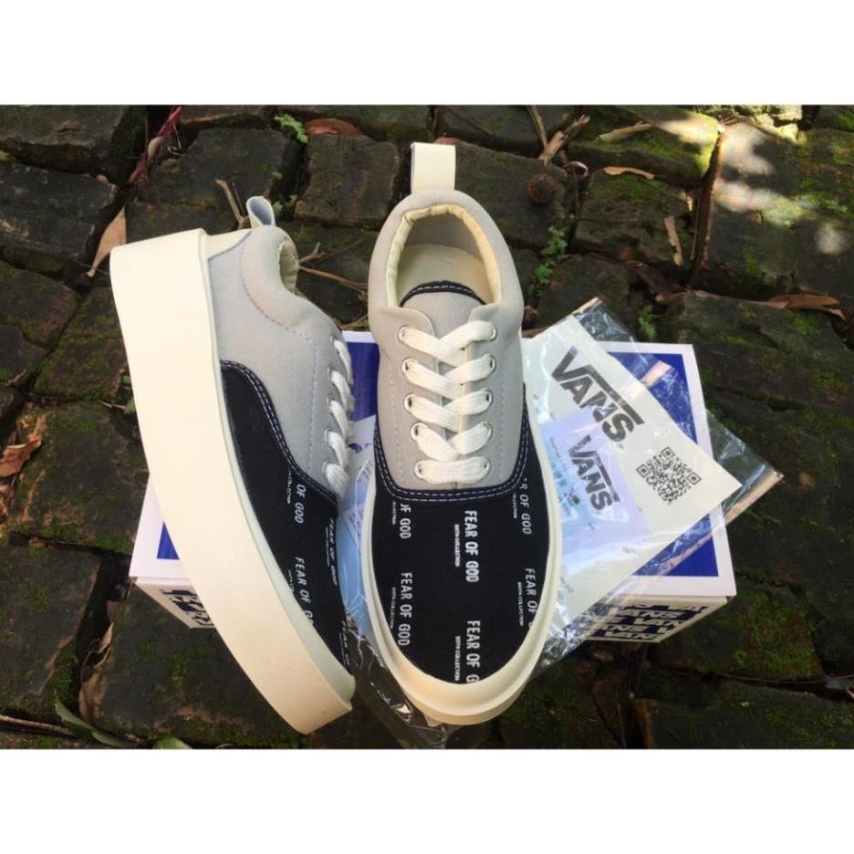 [Freeship+Box+Bill] Giày Thể Thao 𝐕𝐀𝐍𝐒 Fear Of God FOG đen xámTăng Chiều Cao nam nữ cao cấp 2021 Hot Trend | BigBuy360 - bigbuy360.vn