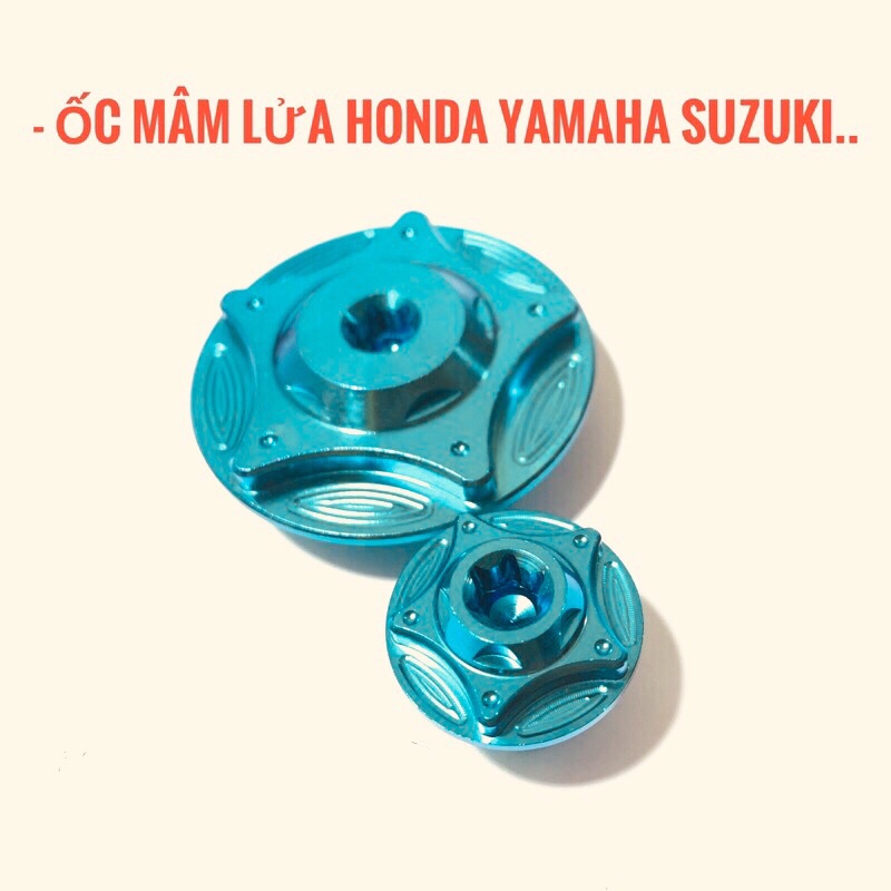 Ốc mâm lửa titan các loại xe Honda Yamaha Suzuki