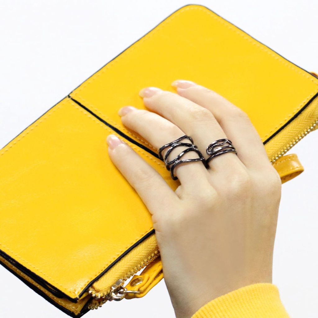 Bộ 3 nhẫn đeo khớp tay bằng hợp kim độc đáo cá tính