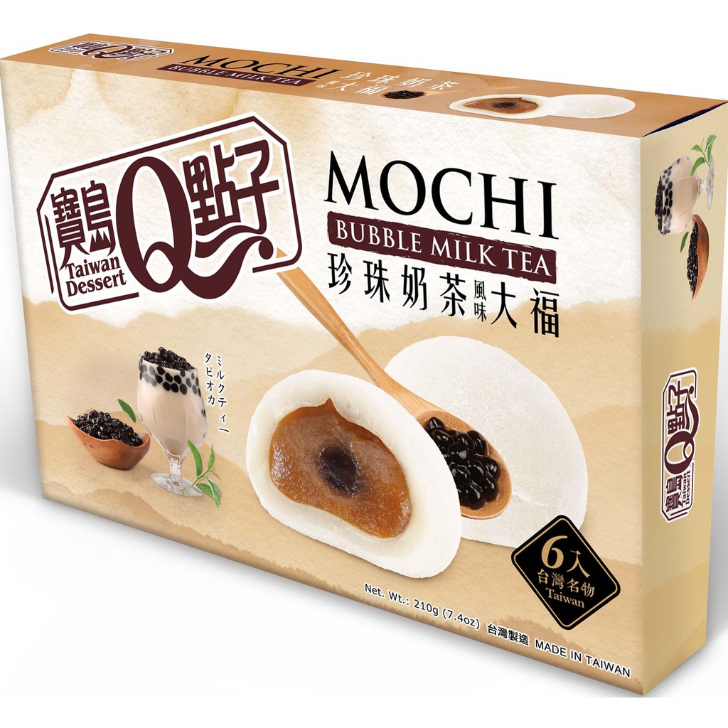 Bánh mochi trà sữa trân châu 210g