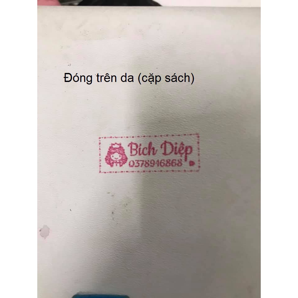 Con dấu vải cho bé_đóng quần áo cho bé _tặng kèm mực