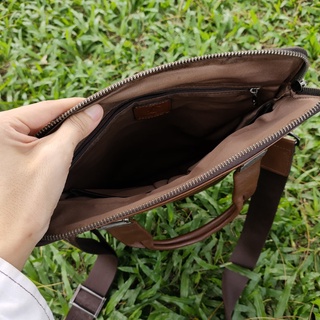 Túi nam Da thật second-hand Đồ Si Bon TD049