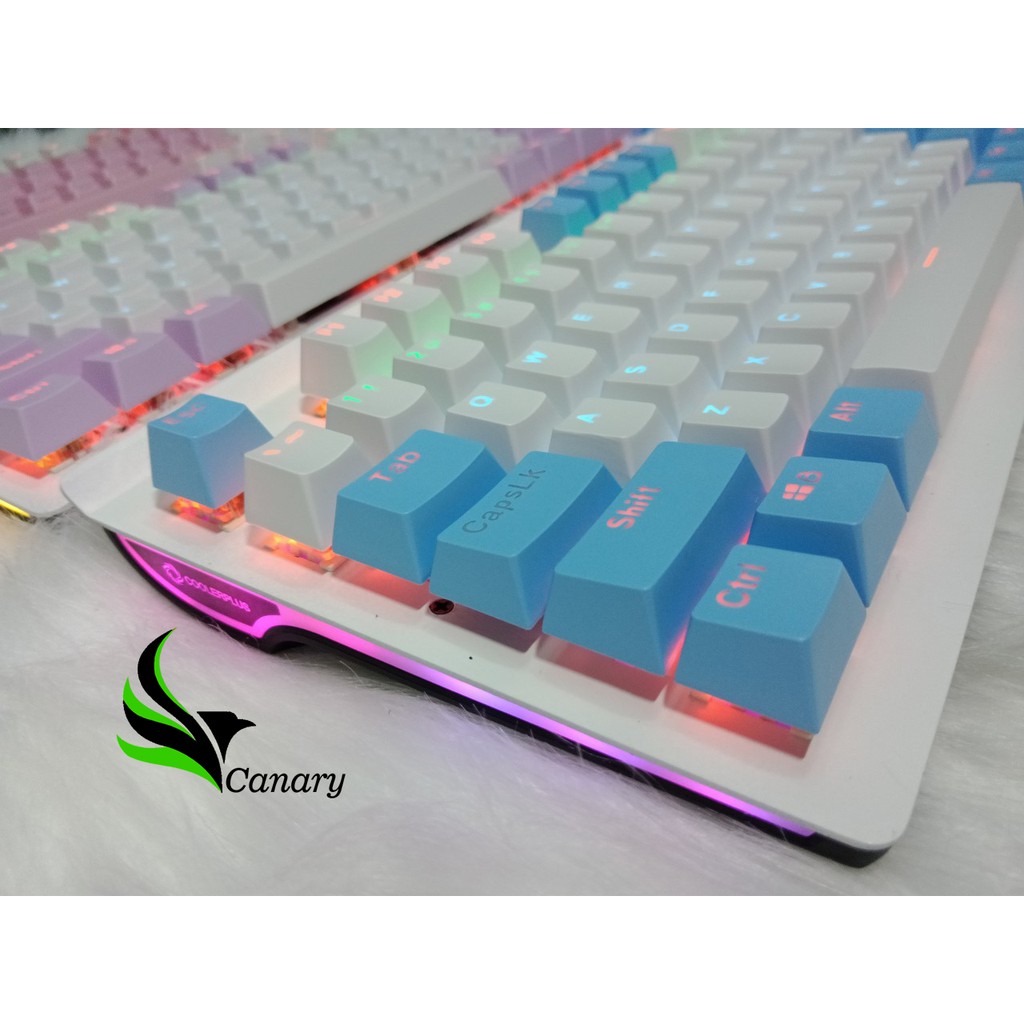 Bàn phím cơ Coolerplus với keycap xuyên led