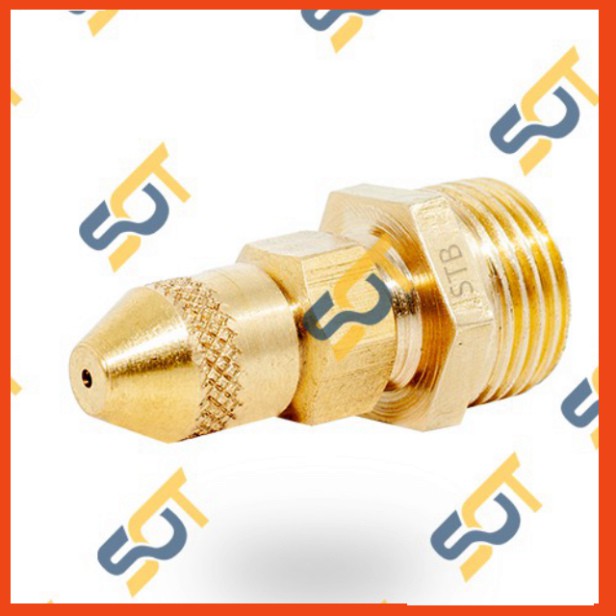Vòi phun sương bằng đồng, điều chỉnh được lượng nước, ren ngoài 21mm - Béc cá sấu