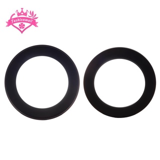 2pcs camera lens filter step up ring 49mm-77mm/58-77mm adapter black