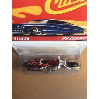 Xe mô hình Hot Wheels Classic Pit Cruiser đỏ hiếm