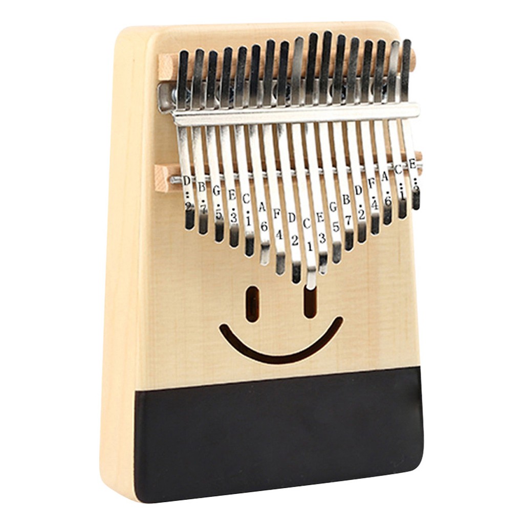 Đàn Kalimba WOIM 17 Phím Gỗ Mặt Cười Tặng Kèm Kèn Kazoo