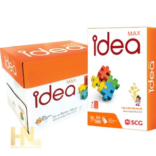 Giấy A4 Idea (70gsm, 80gsm), bán theo ram, 500 tờ/ram