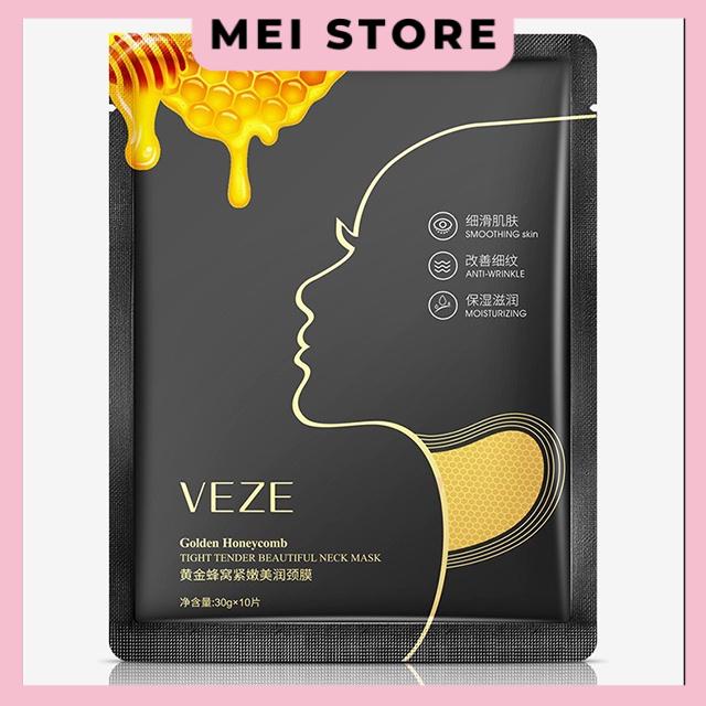 Mặt Nạ VEZE Vàng Đắp Cổ Làm Trắng Cấp Nước Và Săn Chắc Da