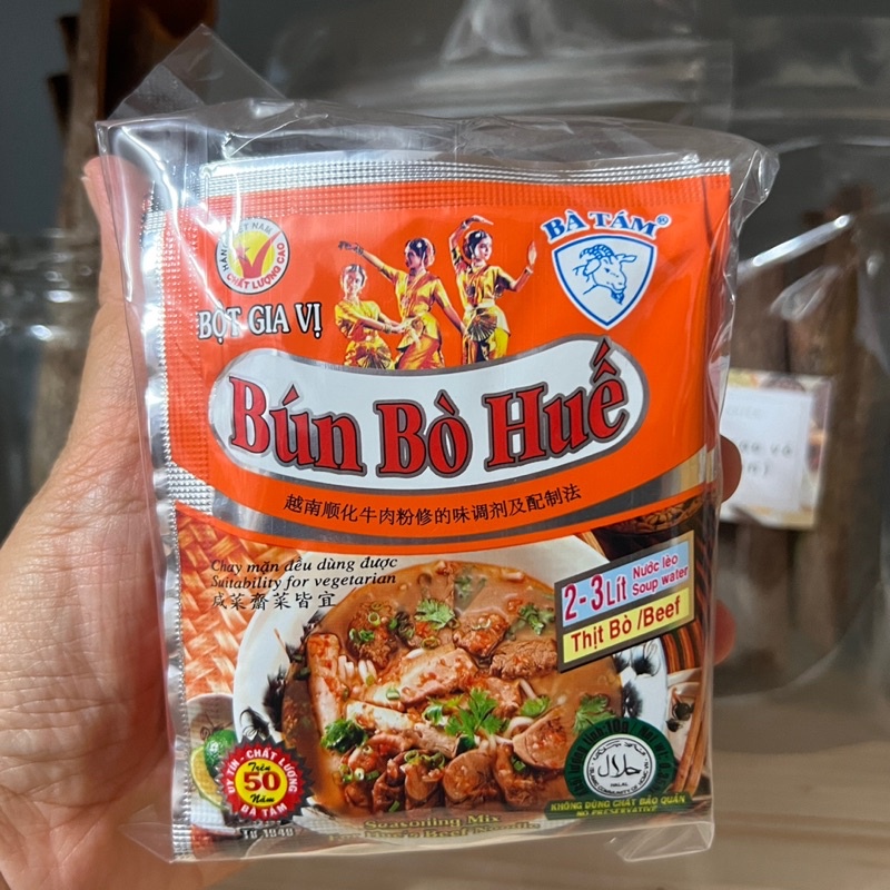 Gia vị bún bò Bà Tám-Gói/ Giá rẻ hơn khi mua lôc 10/ hộp