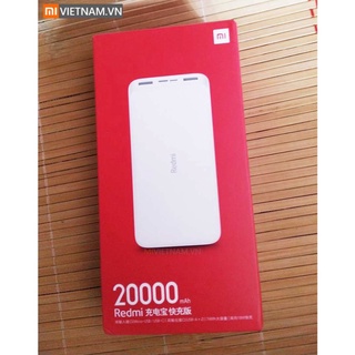 Pin sạc dự phòng xiaomi redmi power bank 20000 mah - hàng chính hãng - bh 6 tháng