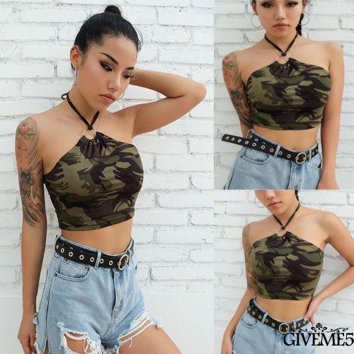 Áo Crop Top Hai Dây Gợi Cảm Cho Nữ
